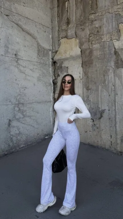 Gray Spanish Leggings