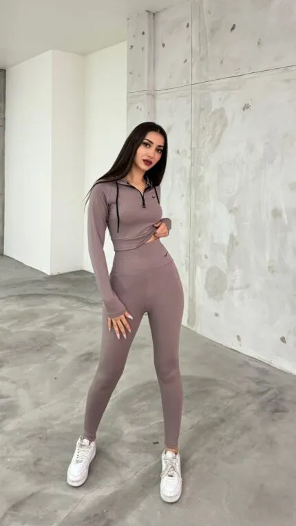 Vizon Kalın Fitilli Taytlı Takım