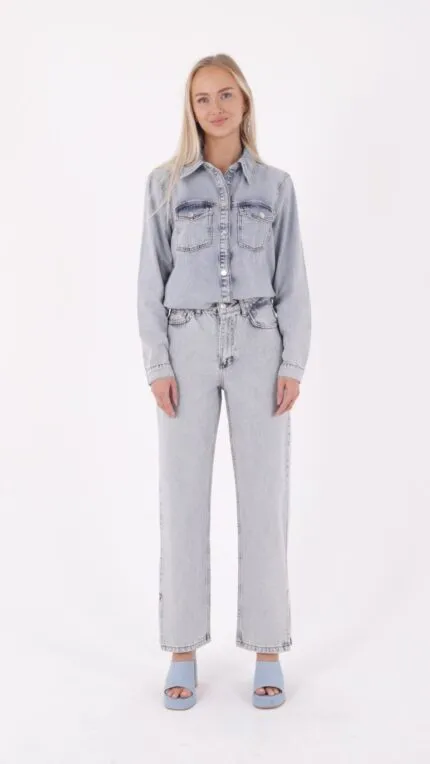 İspanyol Mom Fit Kot Pantolon 1706