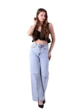 İspanyol Mom Fit Kot Pantolon 1706