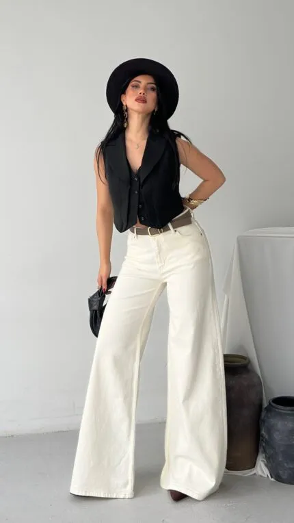 Wide Leg Jeans 7082