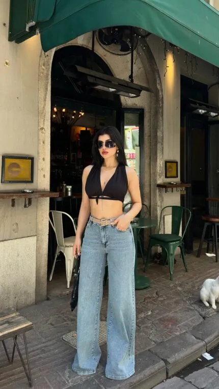 Wide Leg Jeans 7082