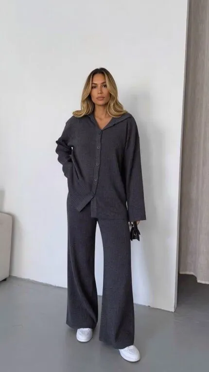 Anthracite WICKED POLO NECK SET