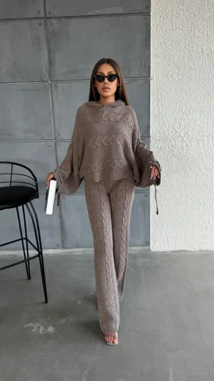 MINK - VIZON HOODED BRAIDED SET