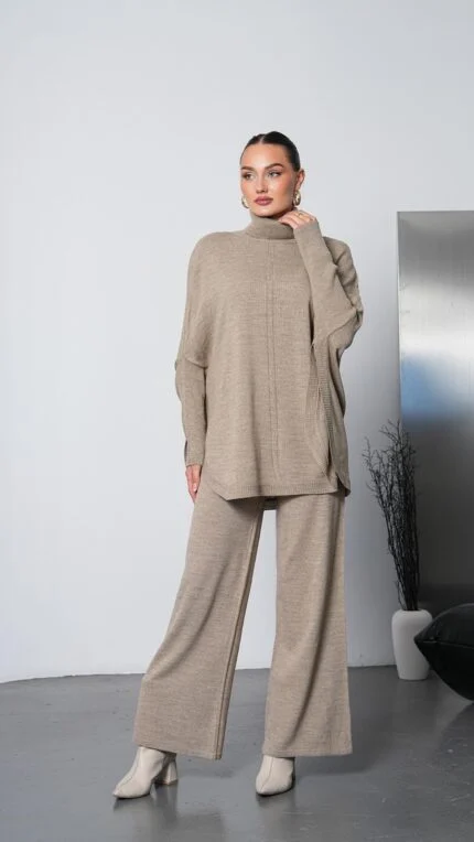 MINK - MINK PONCHO SET
